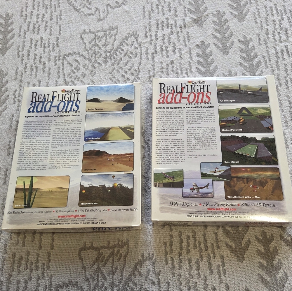 RealFlight Simulator Add-Ons Software Pack (2) NEW - Picture 2 of 7